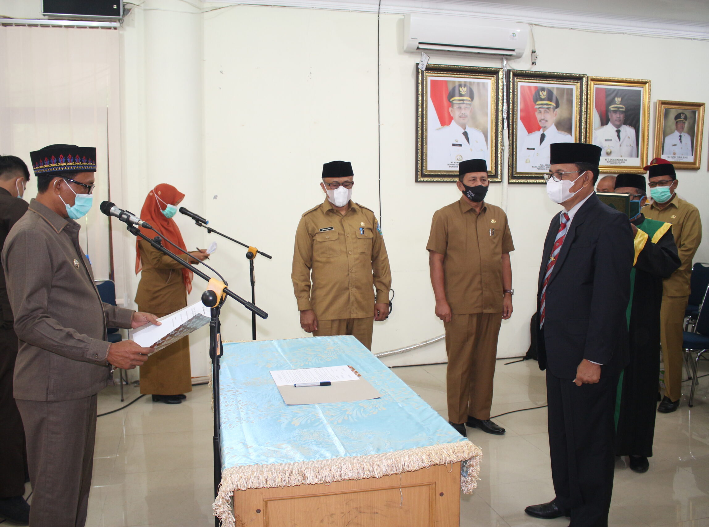 Bupati Aceh Selatan Lantik Nasjuddin sebagai Staf Ahli Bidang Pemerintahan
