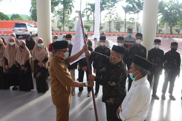 Kontingen Pentas Pendidikan Agama Islam (PAI) Kabupaten Aceh Selatan Mengikuti kompetisi Tingkat Provinsi