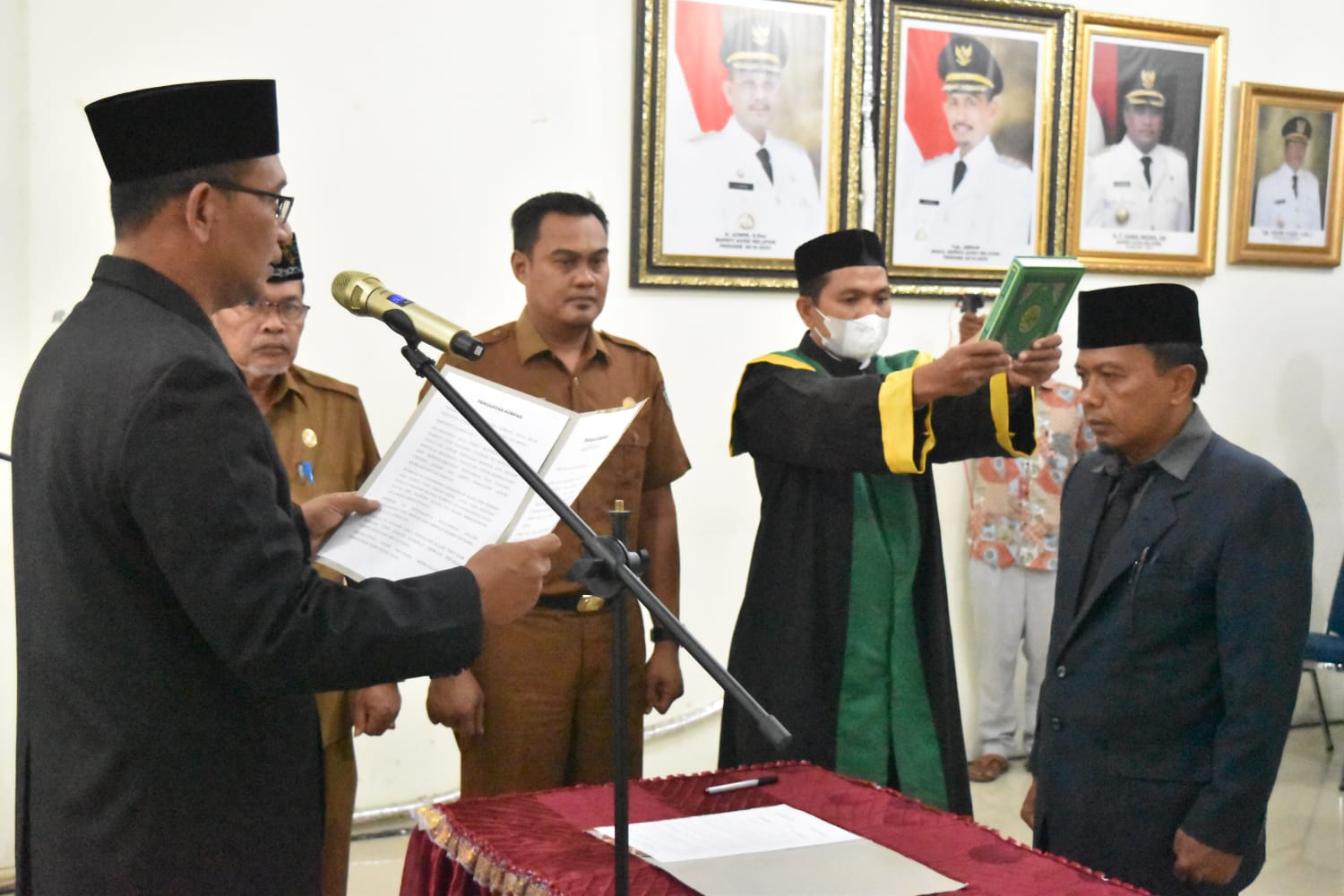 Bupati Aceh Selatan Lantik Yusrizal Sebagai Inspektur