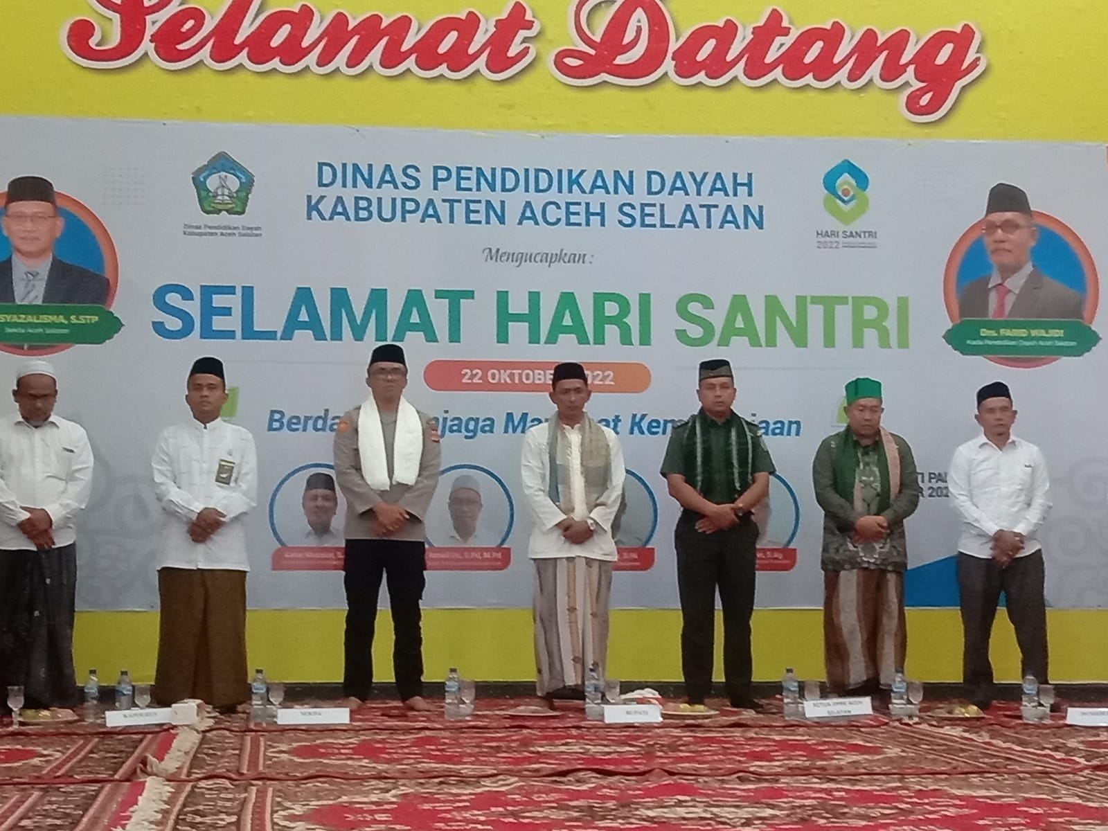 Pemkab Aceh Selatan Gelar Hari Santri Ke-8 Sekaligus Pelantikan Pengurus Cabang HUDA