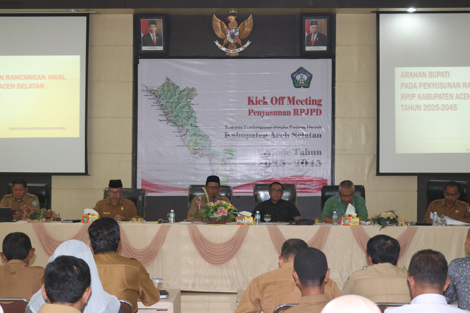 Pemkab Aceh Selatan Kick Off Meeting Persiapan Penyusunan RPJPD Tahun 2025-2045, Ini Kata Bupati