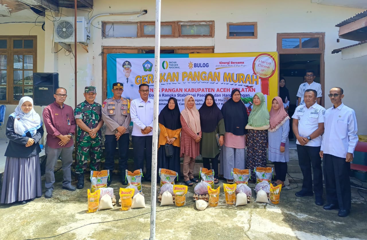 Jaga Stabilitas Harga Pangan Jelang Ramadhan, Pemkab Aceh Selatan Gelar Gerakan Pangan Murah