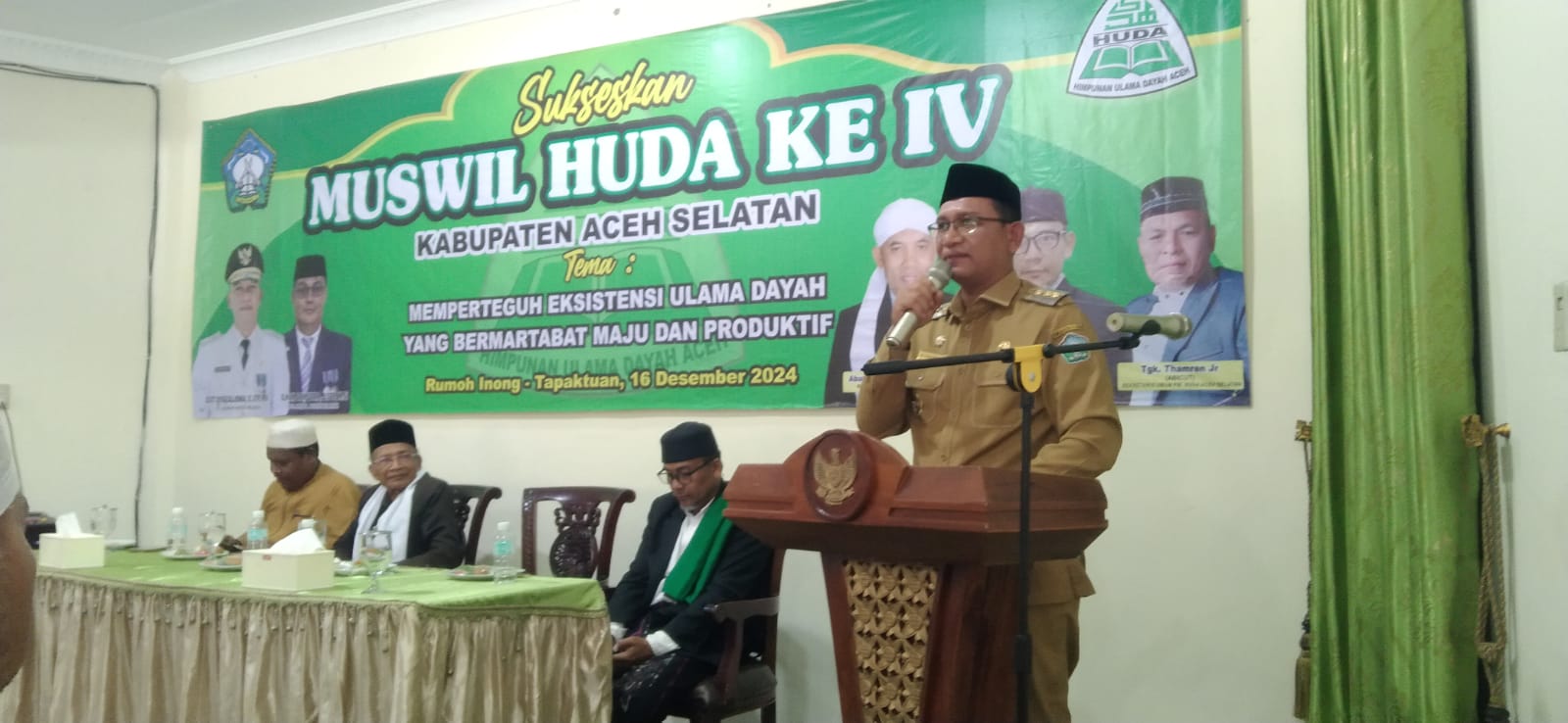 Pj. Bupati Aceh Selatan Buka Muswil PW HUDA Aceh Selatan ke IV