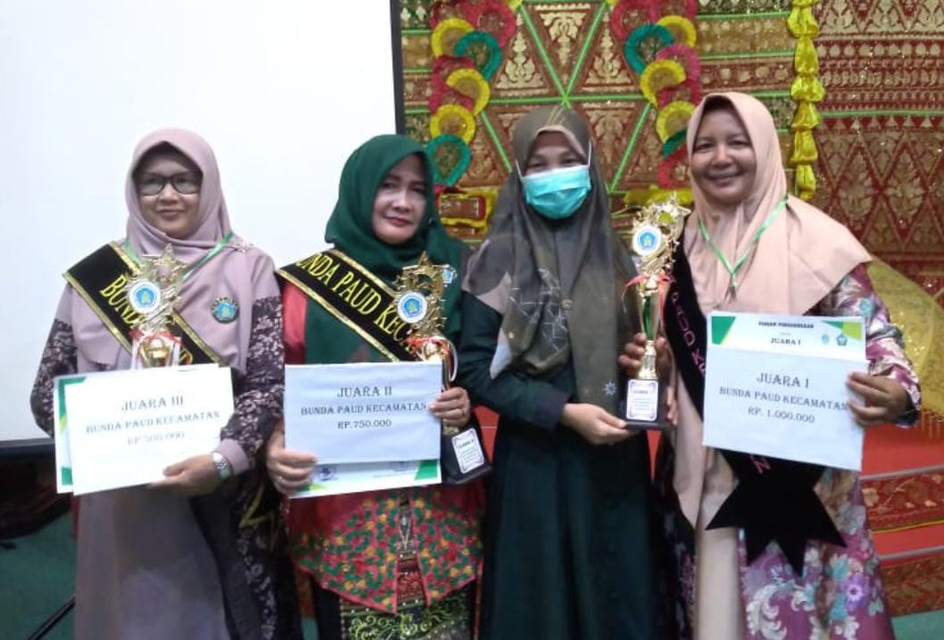 Bunda Paud Kecamatan Kluet Tengah Raih Juara 1 Pada Apresiasi Bunda Paud Kabupaten Aceh Selatan