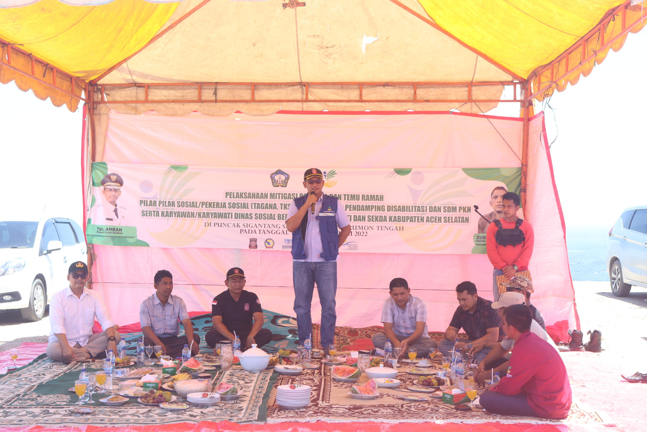 Pilar Sosial Gelar Simulasi Kesiapsiagaan Bencana dan Temu Ramah Dengan Sekda Aceh Selatan