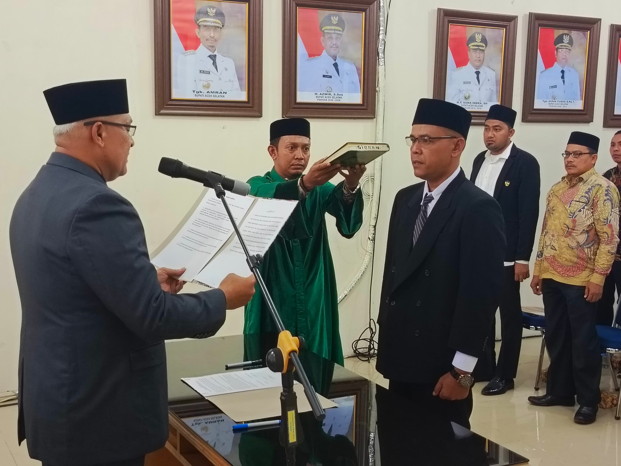 Aidi Pidri Dilantik Jadi Kepala SMA Plus MUQ Aceh Selatan