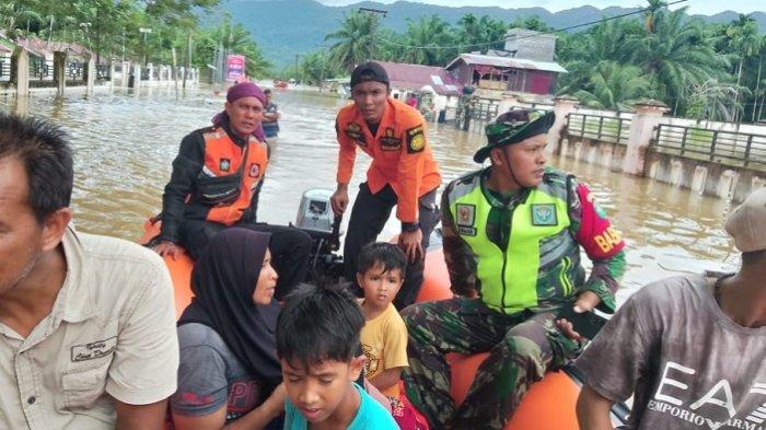 Update Banjir Aceh Selatan, 490 Jiwa Dilaporkan Mengungsi