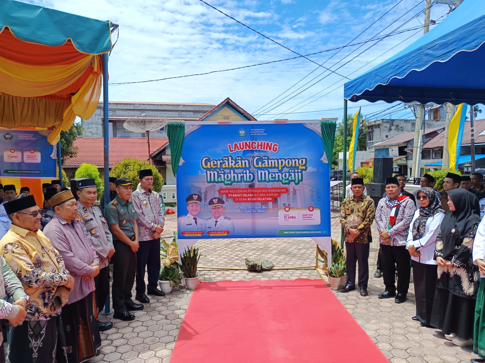 Wujudkan Program 100 Hari Kerja, Bupati Aceh Selatan Launching Gerakan Gampong Maghrib Mengaji