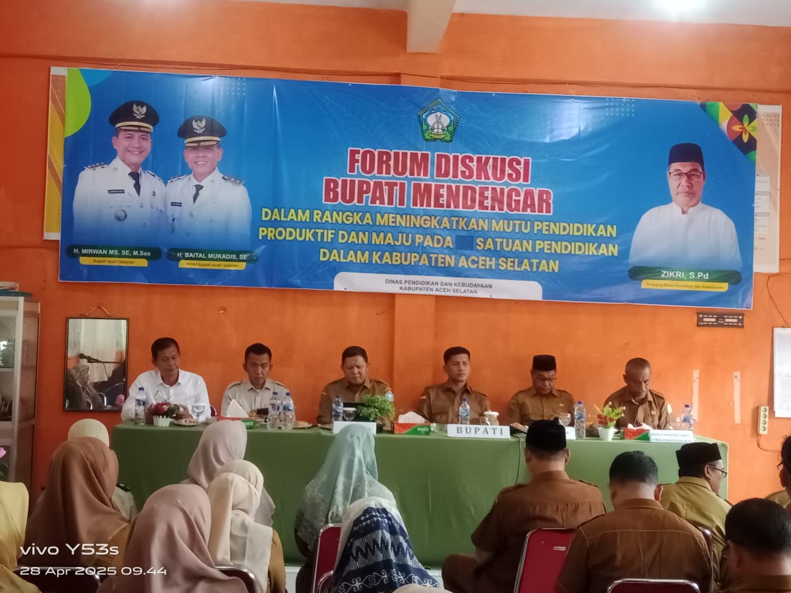 Program Bupati Mendengar, H. Mirwan MS Dengarkan Keluh Kesah Perwakilan Guru hingga Pengawas Sekolah