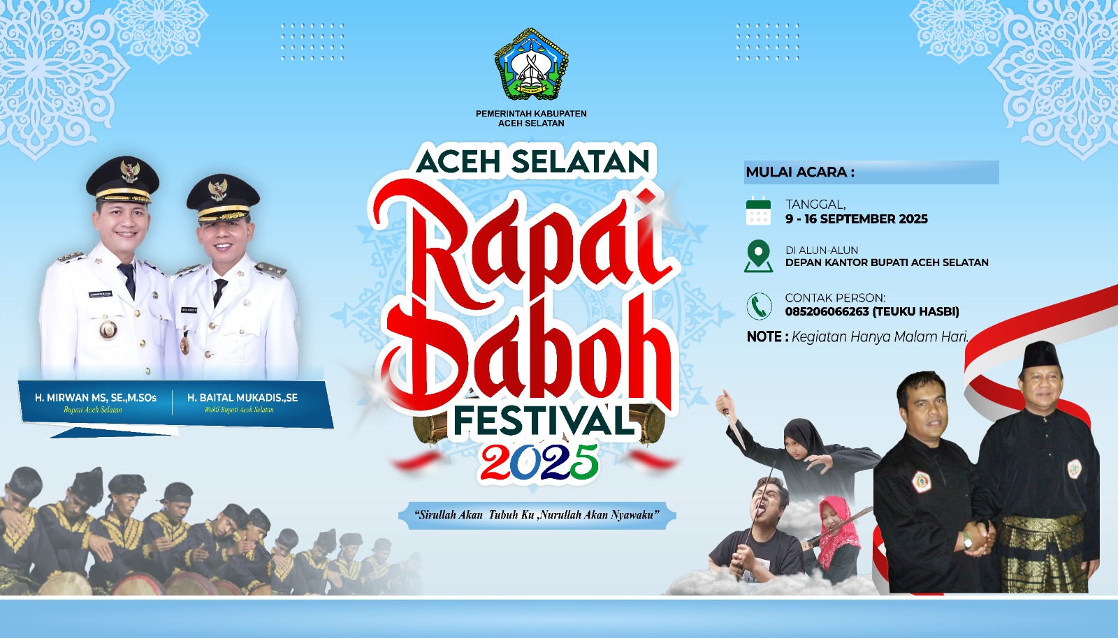 Seluruh Sanggar Debus Diundang Meriahkan Festival Rapai Debus Aceh Selatan 2025