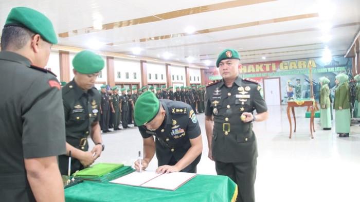 Danrem Pimpin Sertijab, Letkol Inf Andrino Dwitama Jadi Dandim Aceh Selatan