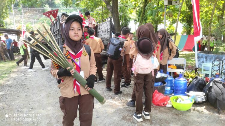 Peserta Jambore Pramuka Cabang Aceh Selatan Mulai Berdatangan ke Tapaktuan