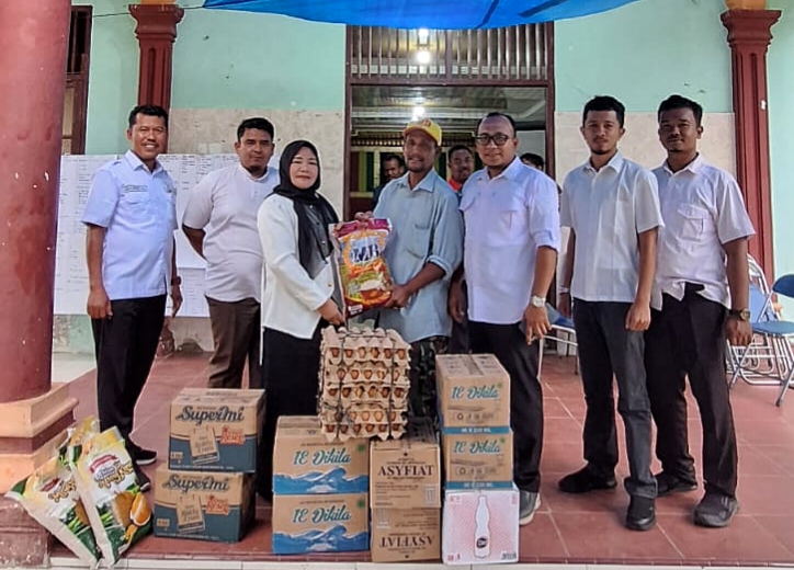 DPMG Aceh Selatan Salurkan Bantuan ke Korban Kebakaran Kotafajar, Dorong Pemulihan Berbasis Gampong