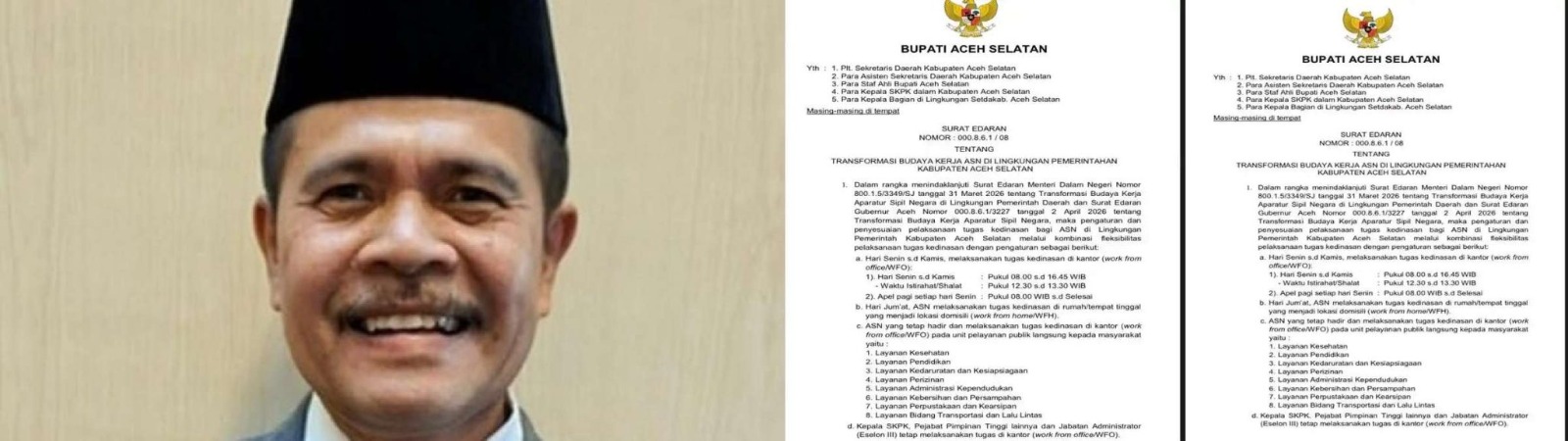 Aceh Selatan Resmi Terapkan WFH Setiap Jumat, Ini Layanan Publik Tetap Berjalan