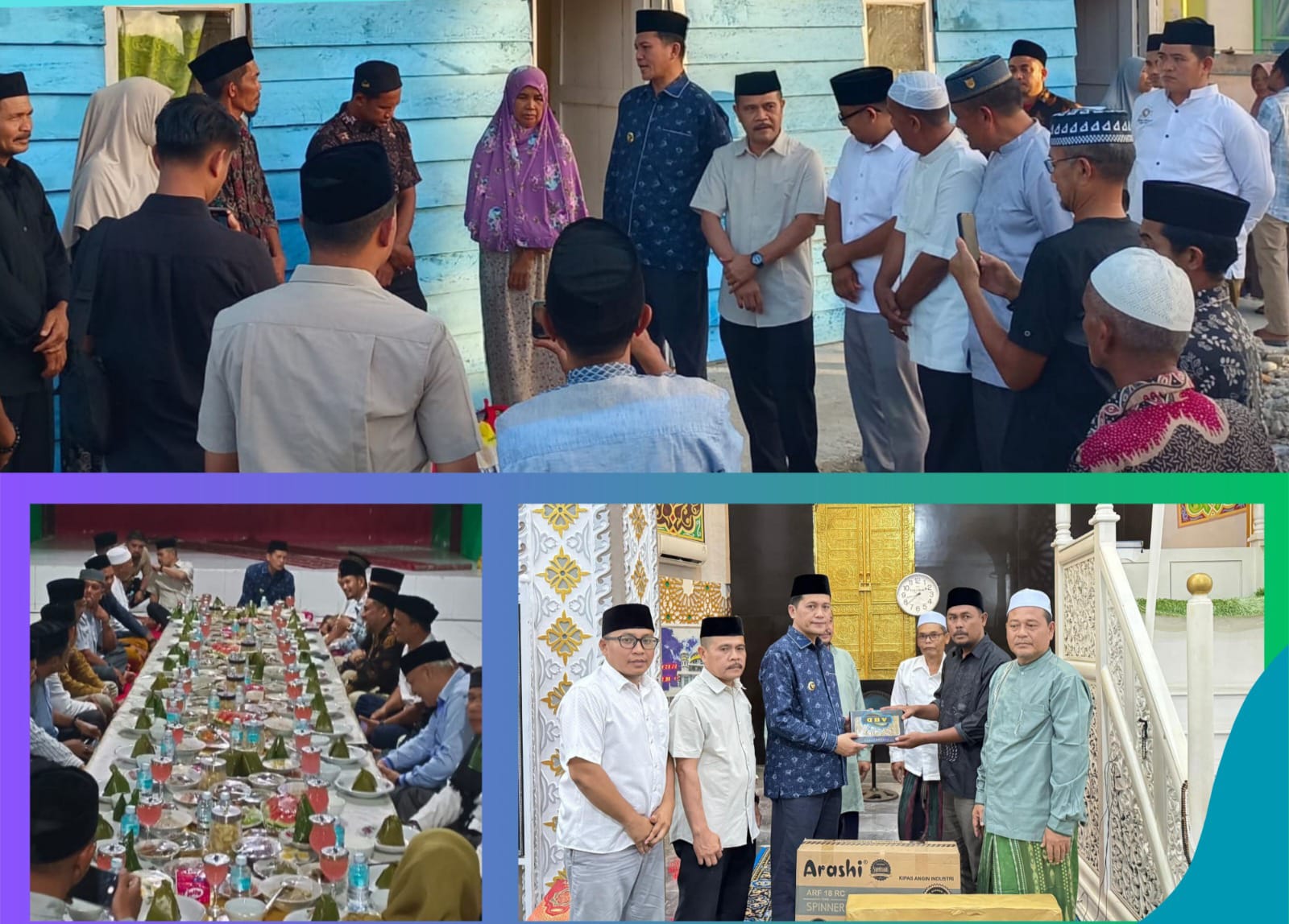 Safari Ramadan di Kluet Utara, Bupati Mirwan Bantu Korban Kebakaran dan Janji Santuni 44 Anak Yatim